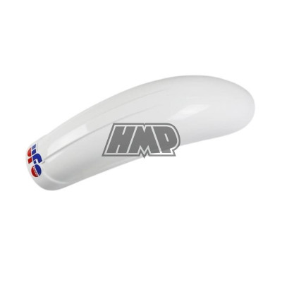 Guarda lamas trás vintage universal ACCOSSATO 50 CR MINI CROSS / APRILIA MX / branco - UFO